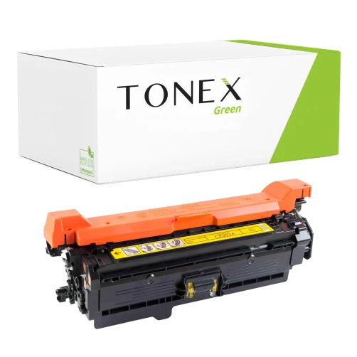 TONEX green für HP RMCCE252A / CE252A, 2641B002 Toner Gelb bis zu 7000 Seiten