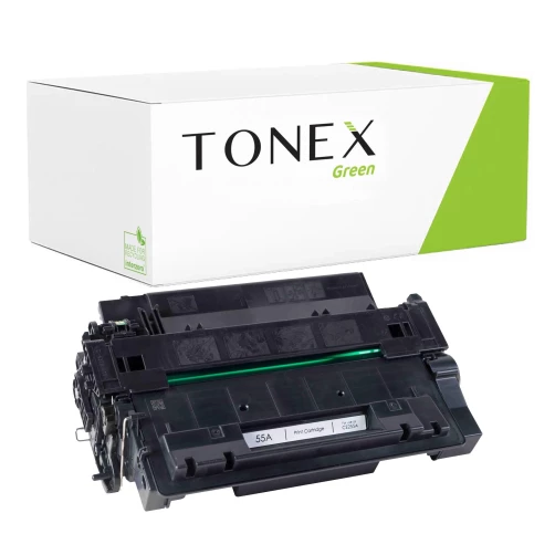 TONEX green für HP RMCCE255A / CE255A, 3481B002 Toner Schwarz bis zu 6000 Seiten