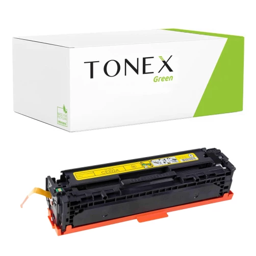 TONEX green für HP RMCCE322A / CE322A Toner Gelb bis zu 1300 Seiten
