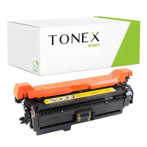 TONEX green für HP RMCCE402A / CE402A, 6260B002 Toner Gelb bis zu 6000 Seiten