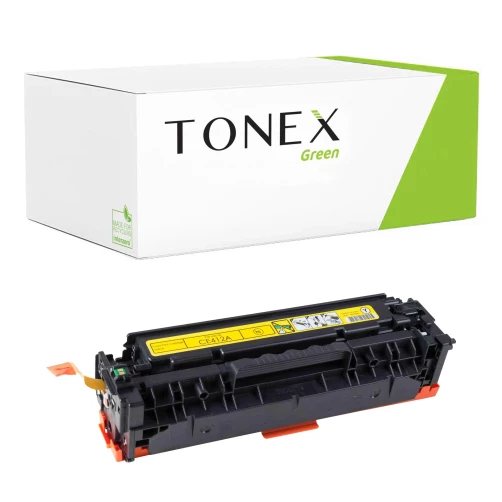 TONEX green für HP RMCCE412A / CE412A Toner Gelb bis zu 2600 Seiten
