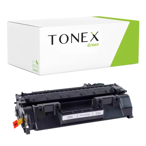 TONEX green für Canon RMCCE505A / CE505A, 3479B002 Toner Schwarz bis zu 2300 Seiten