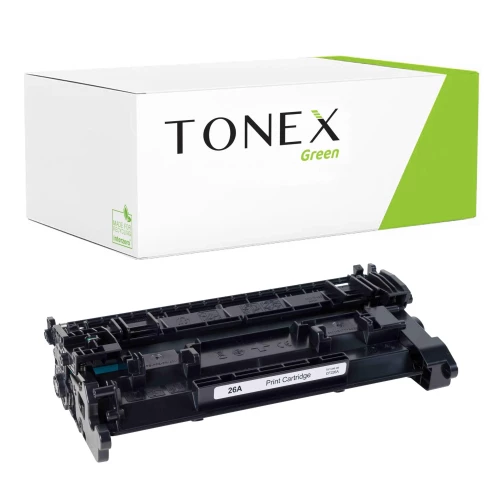 TONEX green für HP RMCCF226A / CF226A, 2199C002 Toner Schwarz bis zu 3100 Seiten