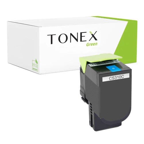 TONEX green für Lexmark RMCCS310C / 70C2HC0, 70C2HCE Toner Cyan bis zu 3000 Seiten