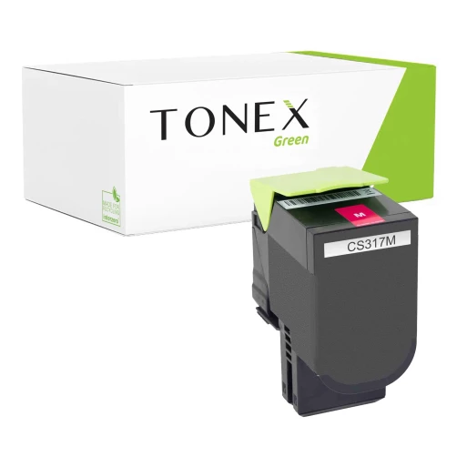 TONEX green für Lexmark RMCCS317M / 71B20M0 Toner Magenta bis zu 2300 Seiten
