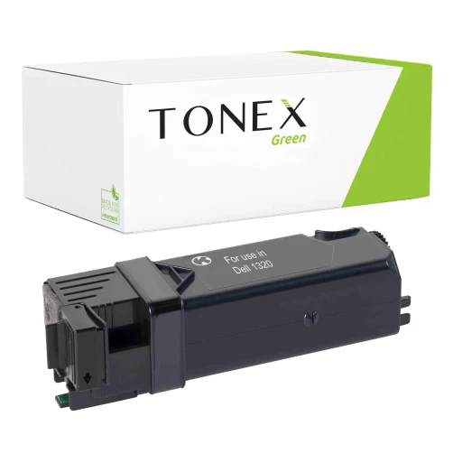 TONEX green für Dell RMCD1320B / 593-10258 Toner Schwarz bis zu 2000 Seiten
