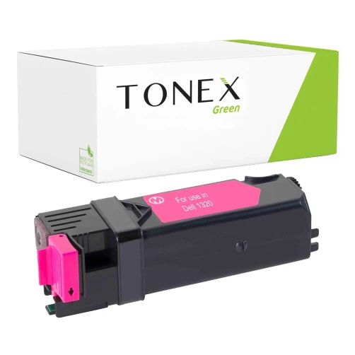 TONEX green für Dell RMCD1320M / 593-10261 Toner Magenta bis zu 2000 Seiten
