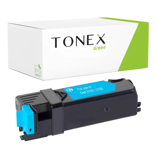 TONEX green für Dell RMCD2150C / 592-11674 Toner Cyan bis zu 2500 Seiten