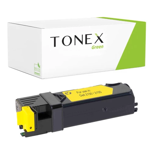 TONEX green für Dell RMCD2150Y / 592-11670 Toner Gelb bis zu 2500 Seiten