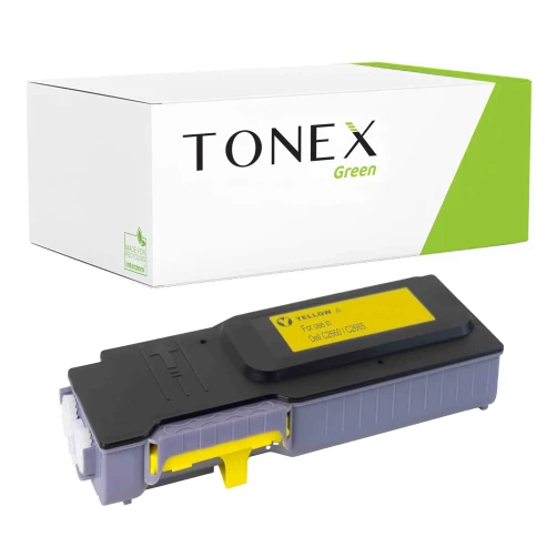 TONEX green für Dell RMCD2660Y / 593-BBBR Toner Gelb bis zu 4000 Seiten