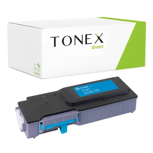 TONEX green für Dell RMCD3760C / 593-11118 Toner Cyan bis zu 9000 Seiten