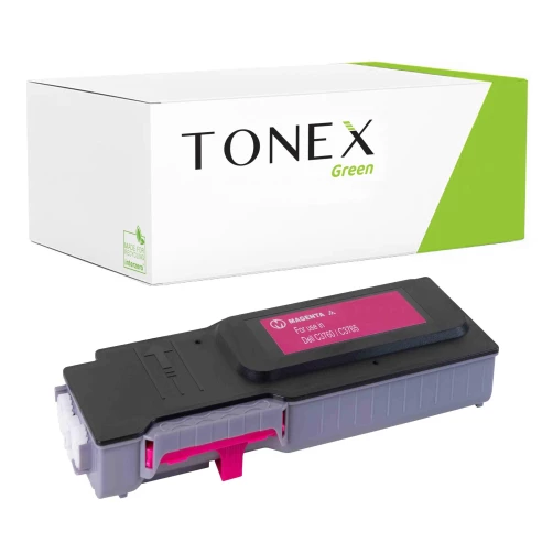 TONEX green für Dell RMCD3760M / 593-11117 Toner Magenta bis zu 9000 Seiten
