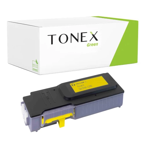 TONEX green für Dell RMCD3760Y / 593-11116 Toner Gelb bis zu 9000 Seiten