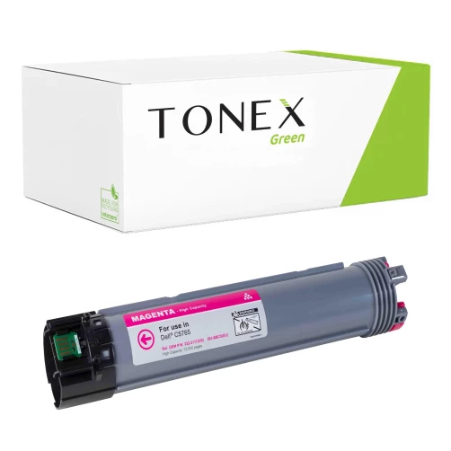TONEX green für Dell RMCD5765M / 593-BBCX Toner Magenta bis zu 12000 Seiten
