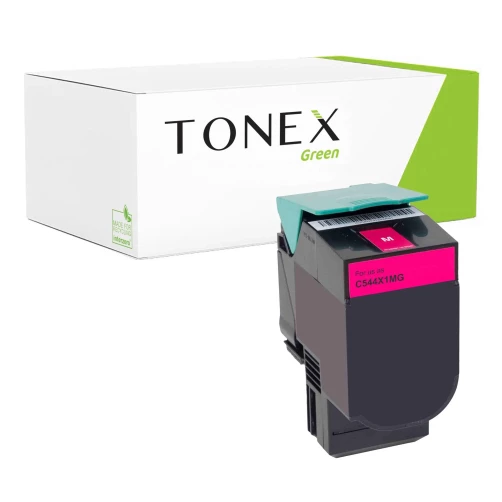 TONEX green für Lexmark RMCLEX544M / C544X1MG Toner Magenta bis zu 4000 Seiten