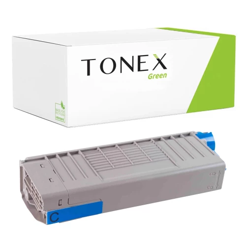 TONEX green für OKI RMCMC770C / 45396203 Toner Cyan bis zu 11500 Seiten