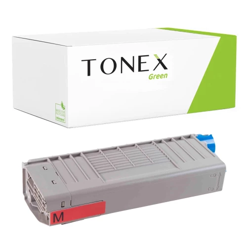 TONEX green für OKI RMCMC770M / 45396202 Toner Magenta bis zu 11500 Seiten