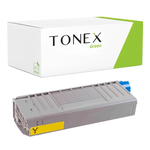 TONEX green für OKI RMCMC770Y / 45396201 Toner Gelb bis zu 11500 Seiten