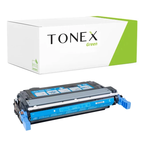 TONEX green für HP RMCQ6461A / Q6461A Toner Cyan bis zu 12000 Seiten