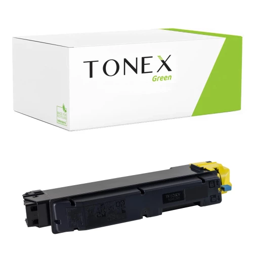 TONEX green für Kyocera RMCTK5160Y / 1T02NTANL0 Toner Gelb bis zu 12000 Seiten