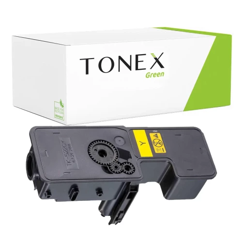 TONEX green für Kyocera RMCTK5220Y / 1T02R9ANL1 Toner Gelb bis zu 1200 Seiten