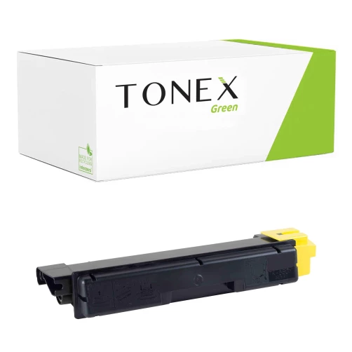 TONEX green für Kyocera RMCTK580Y / 1T02KTANL0 Toner Gelb bis zu 2800 Seiten