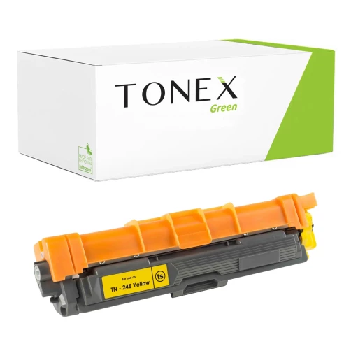 TONEX green für Brother RMCTN245Y / TN-245Y Toner Gelb bis zu 2200 Seiten