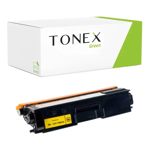 TONEX green für Brother RMCTN325Y / TN-325Y Toner Gelb bis zu 3500 Seiten