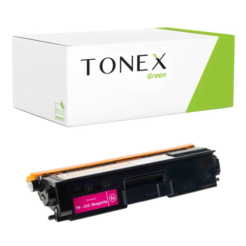 TONEX green für Brother RMCTN326M / TN-326M Toner Magenta bis zu 3500 Seiten