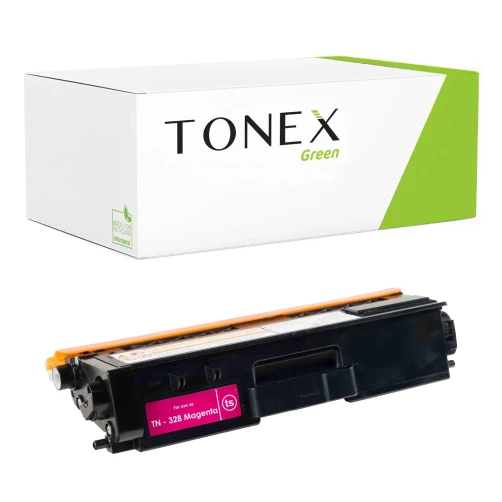 TONEX green für Brother RMCTN328M / TN-328M Toner Magenta bis zu 6000 Seiten