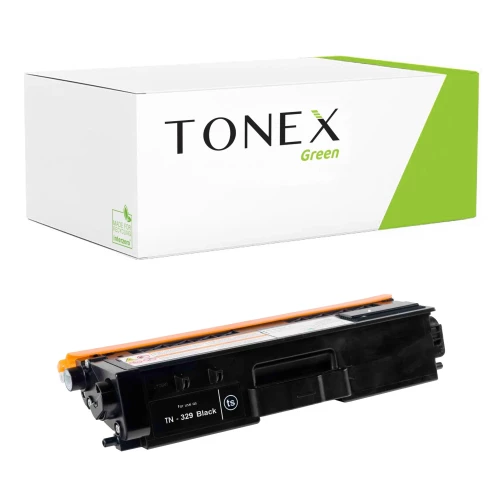 TONEX green für Brother RMCTN329BK / TN-329BK Toner Schwarz bis zu 6000 Seiten