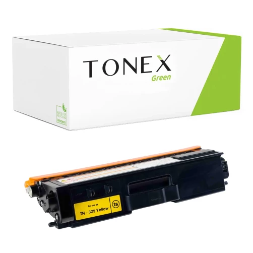 TONEX green für Brother RMCTN329Y / TN-329Y Toner Gelb bis zu 6000 Seiten