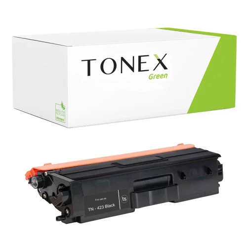 TONEX green für Brother RMCTN423BK / TN-423BK Toner Schwarz bis zu 6500 Seiten