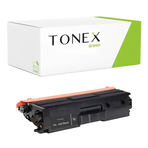 TONEX green für Brother RMCTN426BK / TN-426BK Toner Schwarz bis zu 9000 Seiten