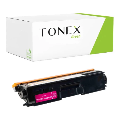 TONEX green für Brother RMCTN900M / TN-900M Toner Magenta bis zu 6000 Seiten
