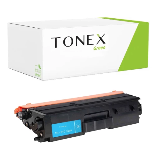 TONEX green für Brother RMCTN910C / TN-910C Toner Cyan bis zu 9000 Seiten