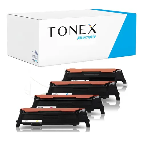 TONEX alternativ für Samsung CLP-310 / CLT-K4092S Toner Schwarz Cyan Magenta Gelb Spar-Set