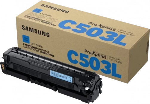 Original Samsung CLT-C503L / SU014A Toner Cyan bis zu 5000 Seiten