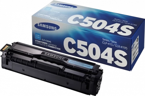 Samsung Original CLT-C504S / SU025A Tonerkartusche Cyan bis zu 1800 Seiten