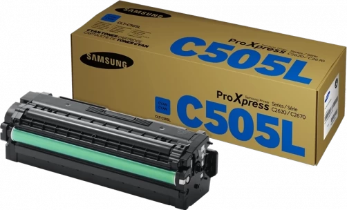 Original Samsung CLT-C505L / SU035A Toner Cyan bis zu 3500 Seiten