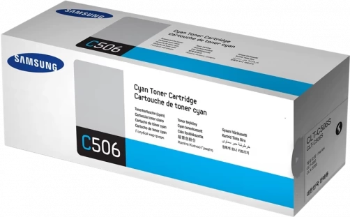 Original Samsung CLT-C506L / SU038A Toner Cyan bis zu 3500 Seiten