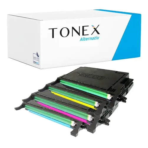 TONEX alternativ für Samsung CLT-K6092S / CLT-K6092S Toner Schwarz Cyan Magenta Gelb Spar-Set