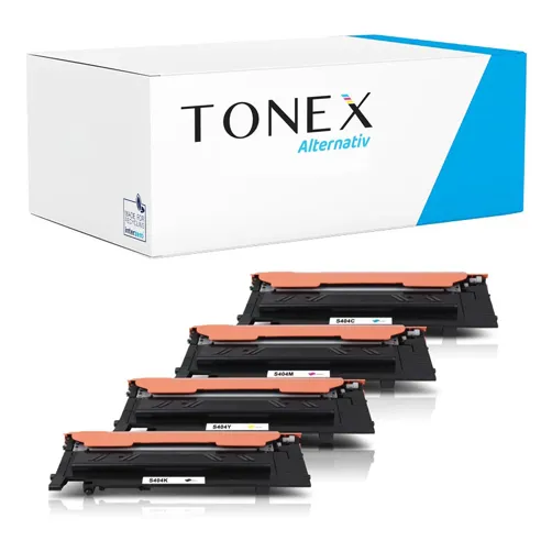 TONEX alternativ für Samsung CLT-P404C / CLT-P404C Toner Schwarz Cyan Magenta Gelb Spar-Set