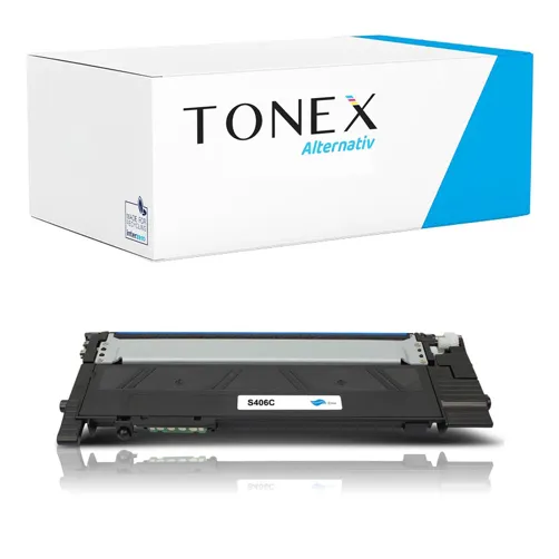 TONEX alternativ für Samsung CLT-C406SC / CLT-C406SC Toner Cyan bis zu 1000 Seiten