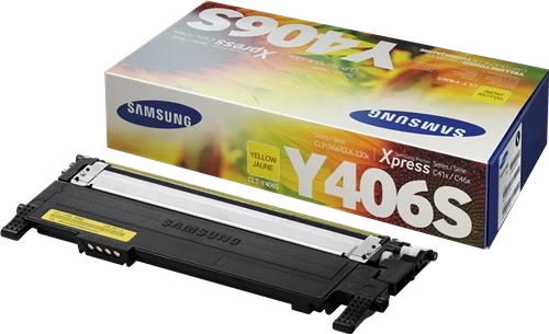 Samsung Original CLT-Y406S / SU462A Tonerkartusche Gelb bis zu 1000 Seiten