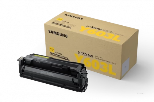 Samsung Original CLT-Y603L / SU557A Tonerkartusche Gelb bis zu 10000 Seiten