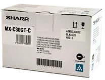 Original Sharp MX-C30GTC Toner Cyan bis zu 6000 Seiten