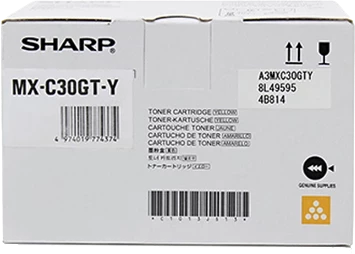 Original Sharp MX-C30GTY Toner Gelb bis zu 6000 Seiten