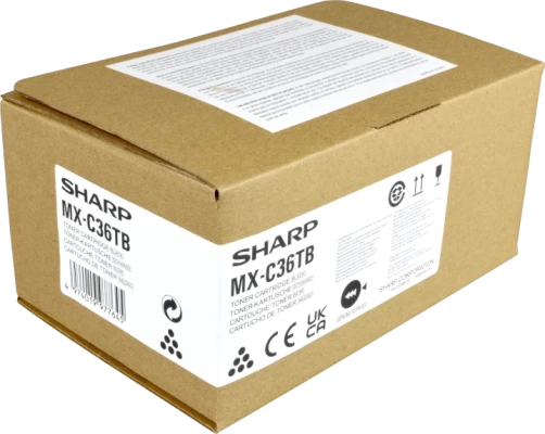 Original Sharp MX-C36TB Toner Schwarz bis zu 20000 Seiten