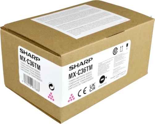 Original Sharp MX-C36TM Toner Magenta bis zu 11700 Seiten
